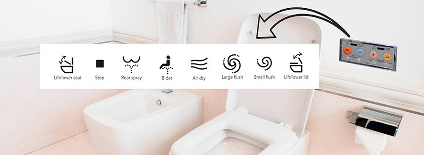 Neue WC-Symbole in Japan