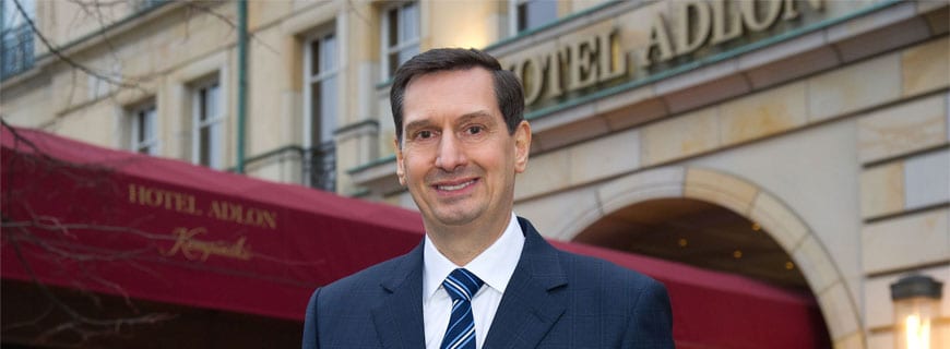 Matthias Al-Amiry ist neuer Geschäftsführender Direktor im Hotel Adlon Kempinski Berlin