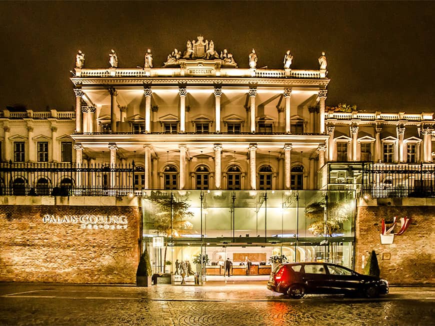 Das Palais Coburg in Wien