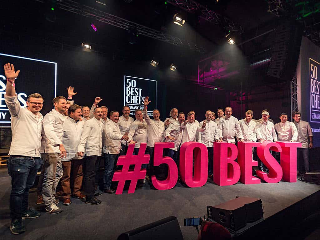 Die 50 besten Köche Deutschlands 2018 auf der Bühne