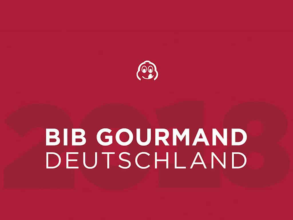 Guide Michelin "Bib Gourmand Deutschland 2018"