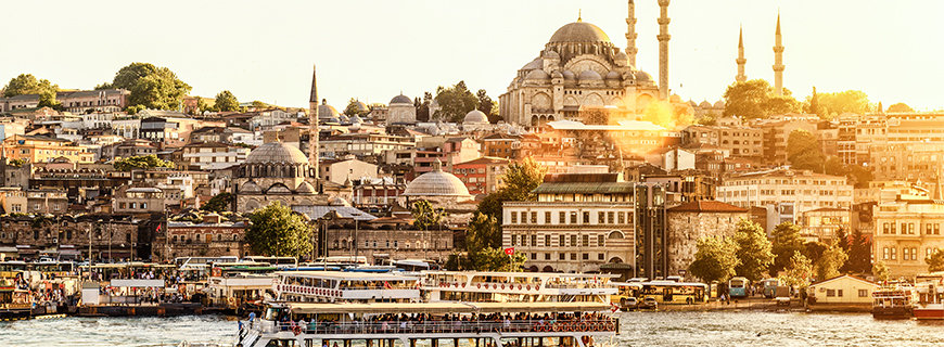 Die türkische Hauptstadt bei Sonnenuntergang