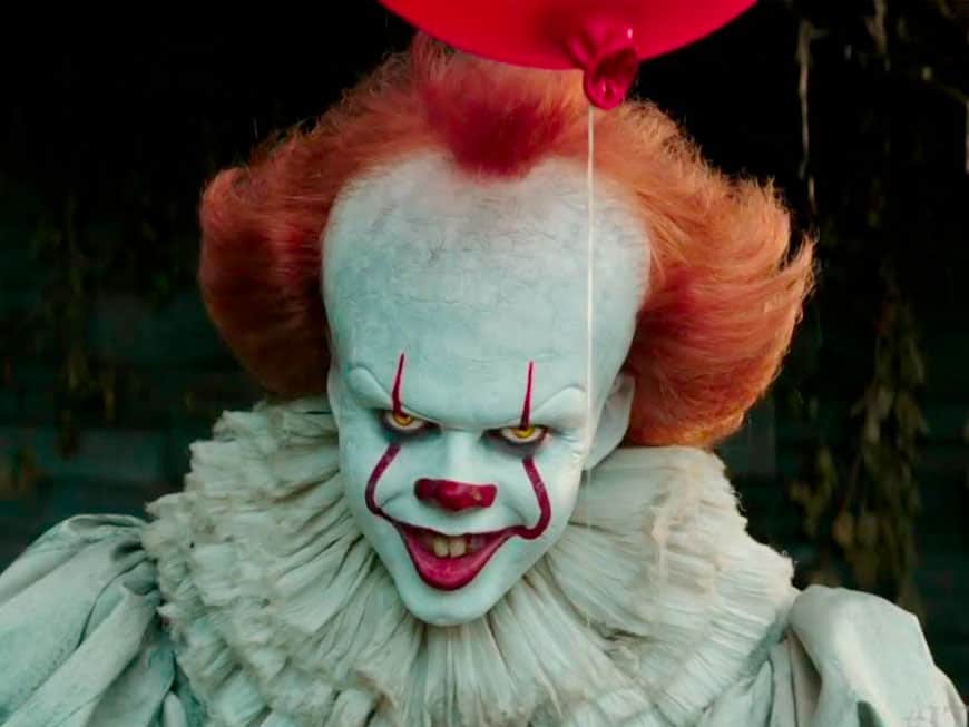 Horror-Clown Pennywise aus dem Film "Es" von Stephen King