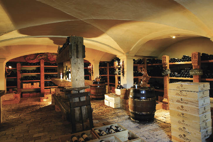 Weinkeller des Arlberg Resort Hotel 