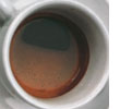 Überextrahierter Espresso, Brühtemperatur zu hoch