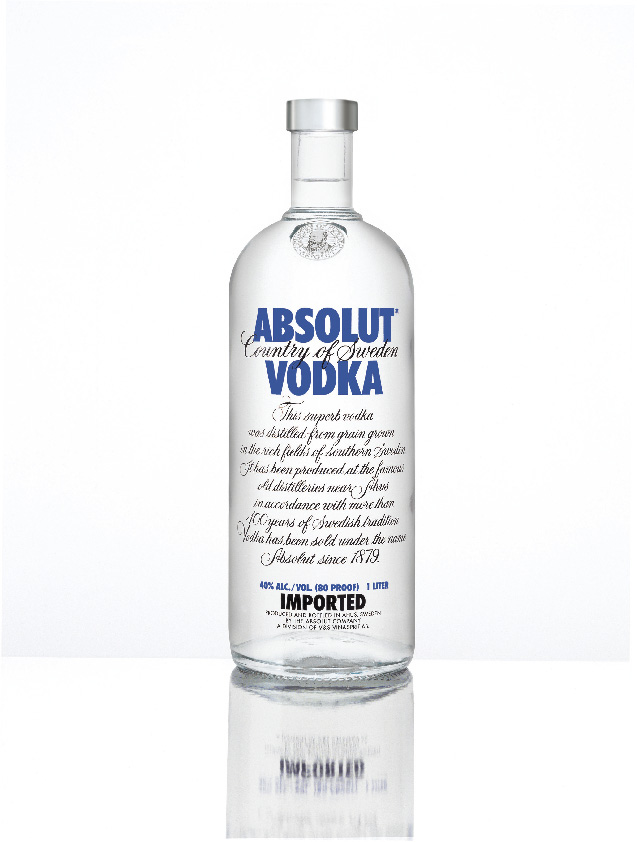 Absolut Vodka Flasche 