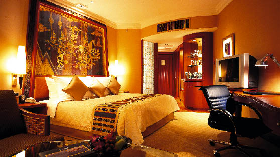 eine Suite des Shangri-LA International Hotels 