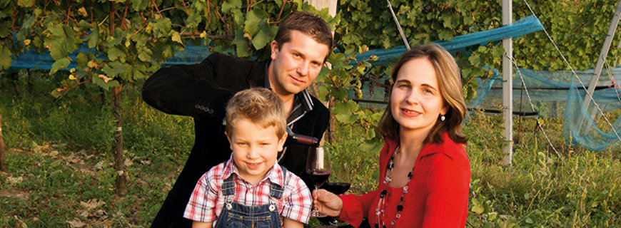 Robert Keringer und seine Familie