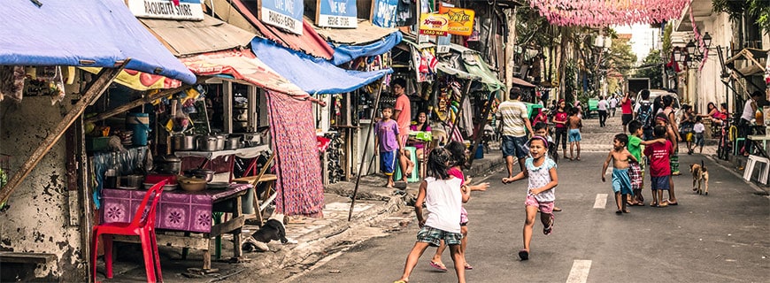 Ein vielfältiges Viertel mitten in Manila: In Intramuros erlebt man das Treiben der Stadt hautnah.