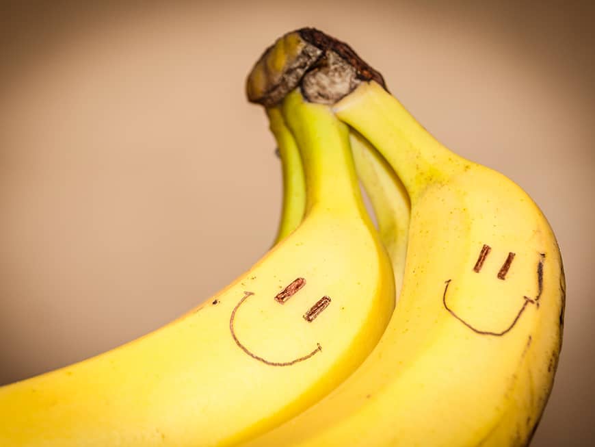 Warum machen Bananen glücklich?