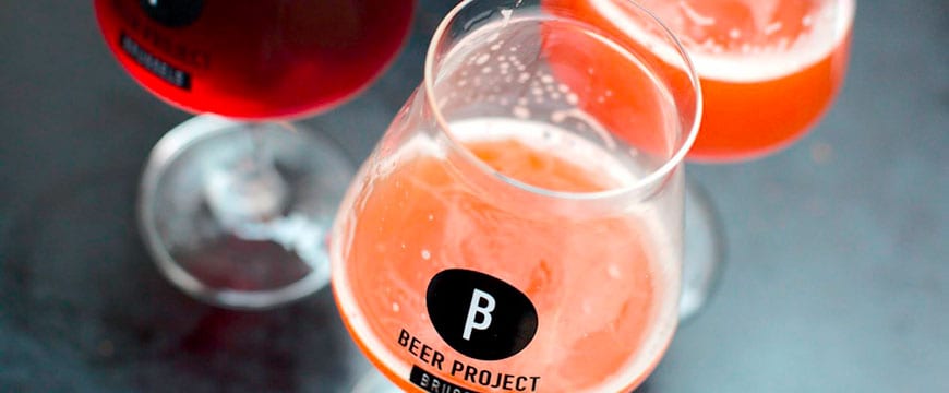 Biergläser mit dem Logo The Beer Project Brussels