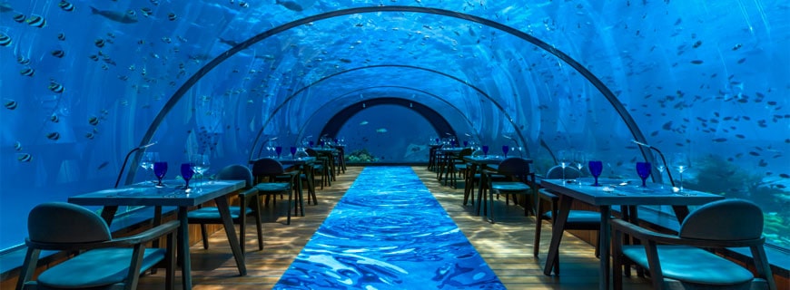 Unterwasser-Restaurant