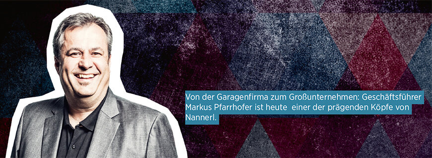 Porträt von Nannerl-Geschäftsführer Markus Pfarrhofer 