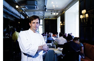 Joachim Gradwohl in seinem Restaurant 