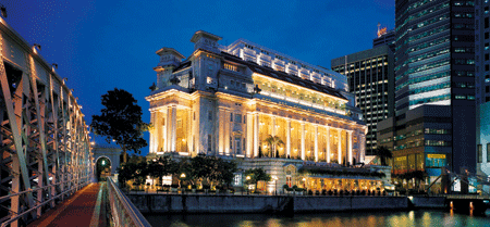 ein Hotel am Hafen in Singapur 