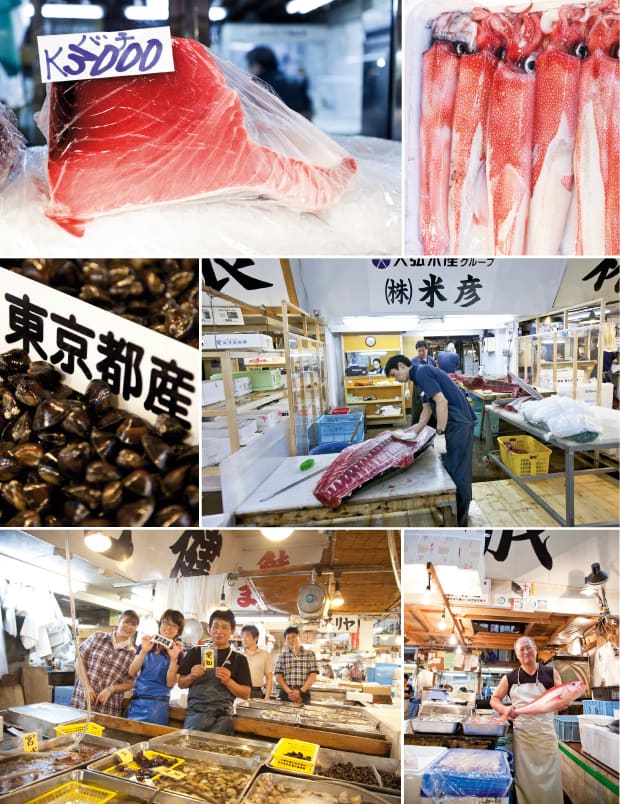 Eindrücke von Tokios Fischmarkt Tsukiji