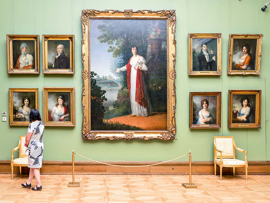 Kunstmuseum: In der staatlichen Tretjakow- Galerie gibt es 140.000 Werke zu bewundern